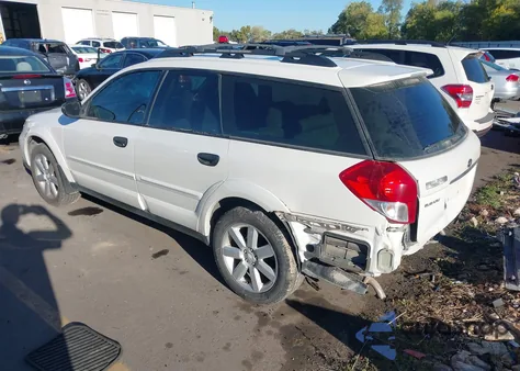 2009 Subaru Outback 2.5I z USA, uszkodzony, nr VIN 4S4BP61C697314980